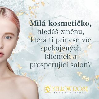 Chcete, aby váš salon nabízel to nejlepší? 🌸 Staňte se kosmetičkou Yellow Rose - exkluzivní značky s 50letou tradicí....